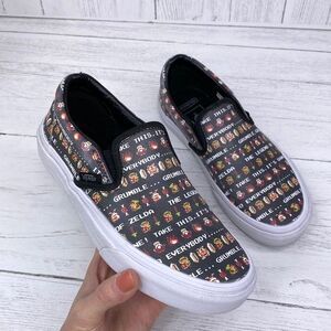 Vans x Nintendo Zelda Classic Slip On Shoes in Youth Boys Size 3.5